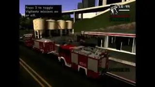 GTA San Andreas - Wybuch na stacji CPN - JRG Łańcut w akcji...