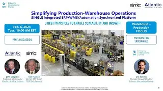 Simplifying Warehouse Operations: SINGLE Integrated ERP/WMS/Automation Synchronized Platform
