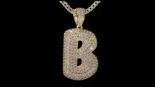 The Bubble Letter B Necklace | Necklaces | King Ice