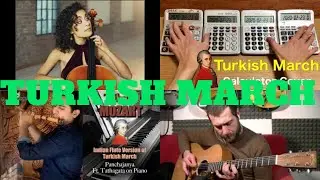 Who Played It Better: Turkish March - Mozart (Guitar, Calculator, Piano, Flute, Violin, Cello)
