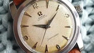 RARE Omega Seamaster bumper automatic - WAFFLE DIAL - ref 2577-9-SC, cal 354 from 1952