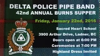 DPPB 2016 Burns Supper: Regimental Dancers