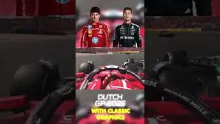 Charles Leclerc OVERTAKES George Russell | 2025 Dutch Grand Prix with Classic Graphics #f1