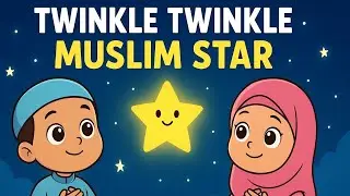 Twinkle Twinkle Muslim Star 🌟 | Cute Islamic Kids Poem | Allah&rsquo;s Love & Light