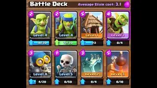 Clash Royale - ONLY SKELETON AND GOBLIN CARDS | GAMEPLAY WITH FUNNY CARD DECK