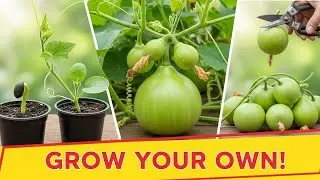 How to Grow Apple Gourd from Seeds | Complete Growing & Harvesting Process
