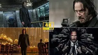 John Wick Series (2014-2017-2019-2023) - 4 TRAILER - 4K HDR 60 FPS & 5.1 Audio 🎧