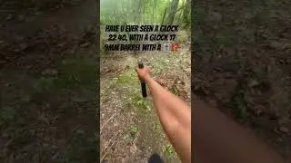 22 40. With 9mm Glock 17 threaded barrel have u seen this before ⁉️😵&zwj;💫 #viralvideo #switch #short