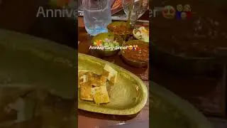 Anniversary dinner 😍| Adaab Restaurant #lahore #youtubeshort #youtubeshorts#couplegoals
