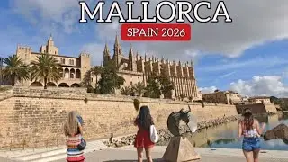 Mallorca Espa&ntilde;a | Paseo a Pie 2026 🇪🇸🌴 Por sus Hermosas Calles e Historia Isle&ntilde;a en 4K