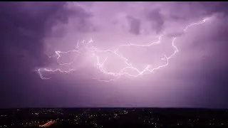 #shorts - DJI MINI 2 CAUGHT IN THE MIDDLE OF LIGHTNING STORM @horizongrid