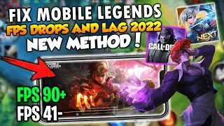 Fix Mobile Legends Fps Drop Issue and lag (NEW METHOD 2022)