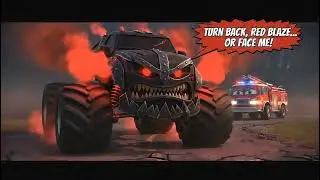 Fire Station Heroes &ndash; Episode 15 | Red Blaze vs Dark Claw | Talking Fire Trucks for Kids