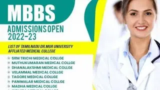List of TAMILNADU DR.MGR UNIVERSITY AFFLICTED MEDICAL COLLEGE &DEEMED UNIVERSITY