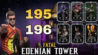 FATAL Edenian Tower 195 & 196 ☠️ Gold Team Stretegy Mk Mobile