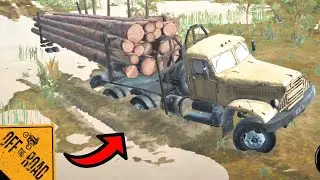 OVERROALD TRUCK MUD OFFROAD DRIVING MUDRUNNER GAMEPLAY || Allgameplay