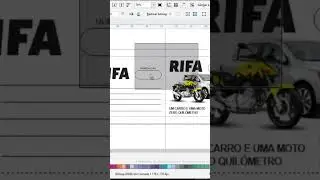 IMPRESS&Atilde;O MESCLADA NO COREL #COREL #coreltutorial
