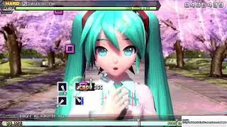 Hatsune Miku: Project DIVA Future Tone - PS4 - Sakura no Ame - Hard - Perfect - 411,829 Pts