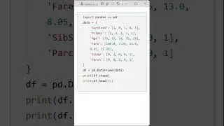 02 Loading a Sample Titanic Dataset for Correlation Analysis