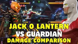 Jack O Lantern Vs Guardian Damage Comparison | Lots Of Damage! | Marvel Contest Of Champions