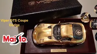 Maisto Brand Viper GTS Coupe Dodge Gold &bull;  Scale 1:18