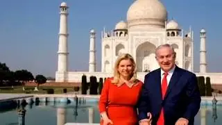 MODI & Netanyahu visits Taj Mahal ON 16012018