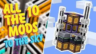 All The Mods 10 To The Sky EP8 No More Cables MESS!!! Wireless AE2 with Extended AE