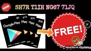 100€ CARTE GOOGLE PLAY GRATUIT SITE INCONNU