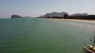 Dolphin Bay Beach, Pranburi, Hua Hin, Thailand