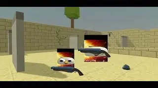 Went dun dun duns are playing duel on dust map#video#chickengun#dundun 