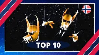 TOP 10 | MELODI GRAND PRIX 2022 | FINAL | EUROVISION 2022 | NORWAY