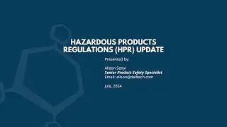 2024 GHS Revision 7/8: Key Changes to WHMIS & HPR in Canada