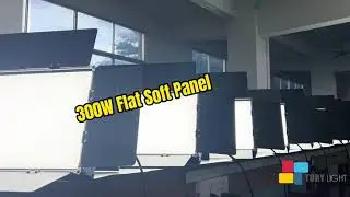 Studio Theatre TV 300W Flat Soft Panel LED Light