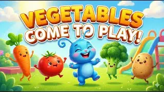 Vegetables Come to Play! 🥕🥦 Fun Kids Garden Video | ToraTora