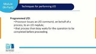 Operating Systems - Lecture 8 - IO Management and Disk Scheduling - ESU