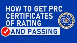 HOW TO GET A PRC CERTIFICATE OF RATING AND PASSING 2023 TUTORIAL (RESCHEDULING AND PAYMENT)