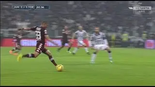 Bruno Peres Amazing Goal from Own Half vs Juventus 30.11.2014 (720P English Commentary)