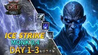 POE 2 - Ice Strike Monk 0.4 GamePlay - Path of Exile 2
