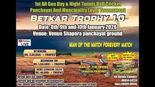 Betkar Trophy 1.0 | Sharpora | Day 1 | 2nd Half