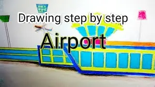 How_to draw_an airport.step by step2017