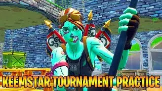 KEEMSTAR TOURNAMENT PRACTICE - BIGGEST YOUTUBER TOURNAMENT EVER! (Fortnite Battle Royale)