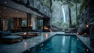 Slow Chill Flow & Waterfall Bliss | Ambient Music for Calm Unwinding