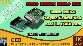 FORD BOSCH ME9.0 ECU - PINOUT | pinout for Bosch ME 9.0 Engine Control Unit, used in FORD cars