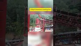 250tph limestone crushing line