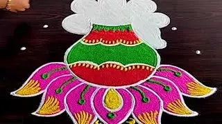 #pongal rangolis #🌸 //sankranthi muggulu//🌼🙏👌 #danurmasam muggulu rangolis #//