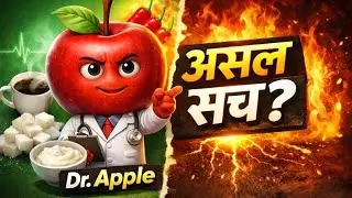 दही, Sugar, Coffee और मिर्च | Dr. Apple Explains Food Truth 🍎
