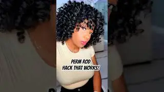 My Easy Perm Rod Hack! #shorts