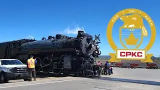 casing the CPKC empress 2816!!! along the CPKC River subdivision with @Xalenstrainvideos 5/5/24