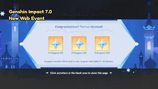 Genshin 7.0 New Web Event (Snezhnaya Travel Guide) Free Primogems