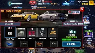 CSR2 |  THE LEGACY OF LEGENDS | RACE #55/#59 | DON'T COMPLETE NOW RACE #60